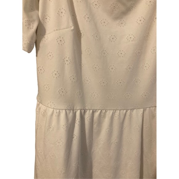 NWT Market & Spruce White Eyelet Dress size SP - Picture 2 of 10